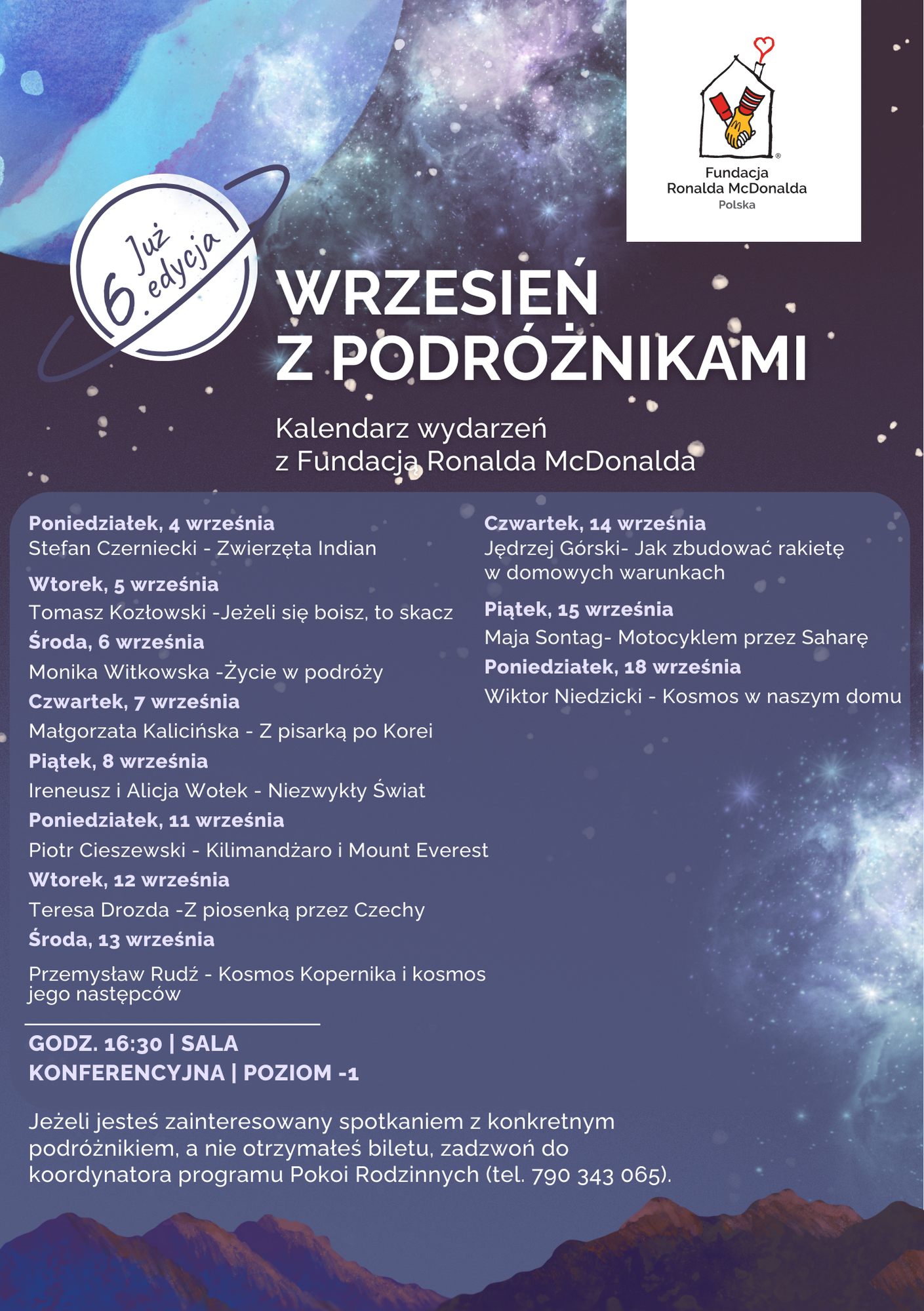 Wrzesień z podroznikami Kalendarz wydarzen