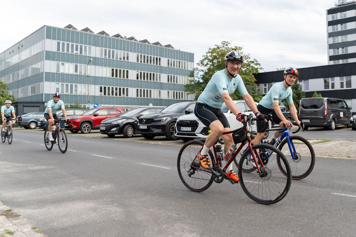 rajd rowerowy Transplant tour z morza do gór; Kampus Banacha; WUM