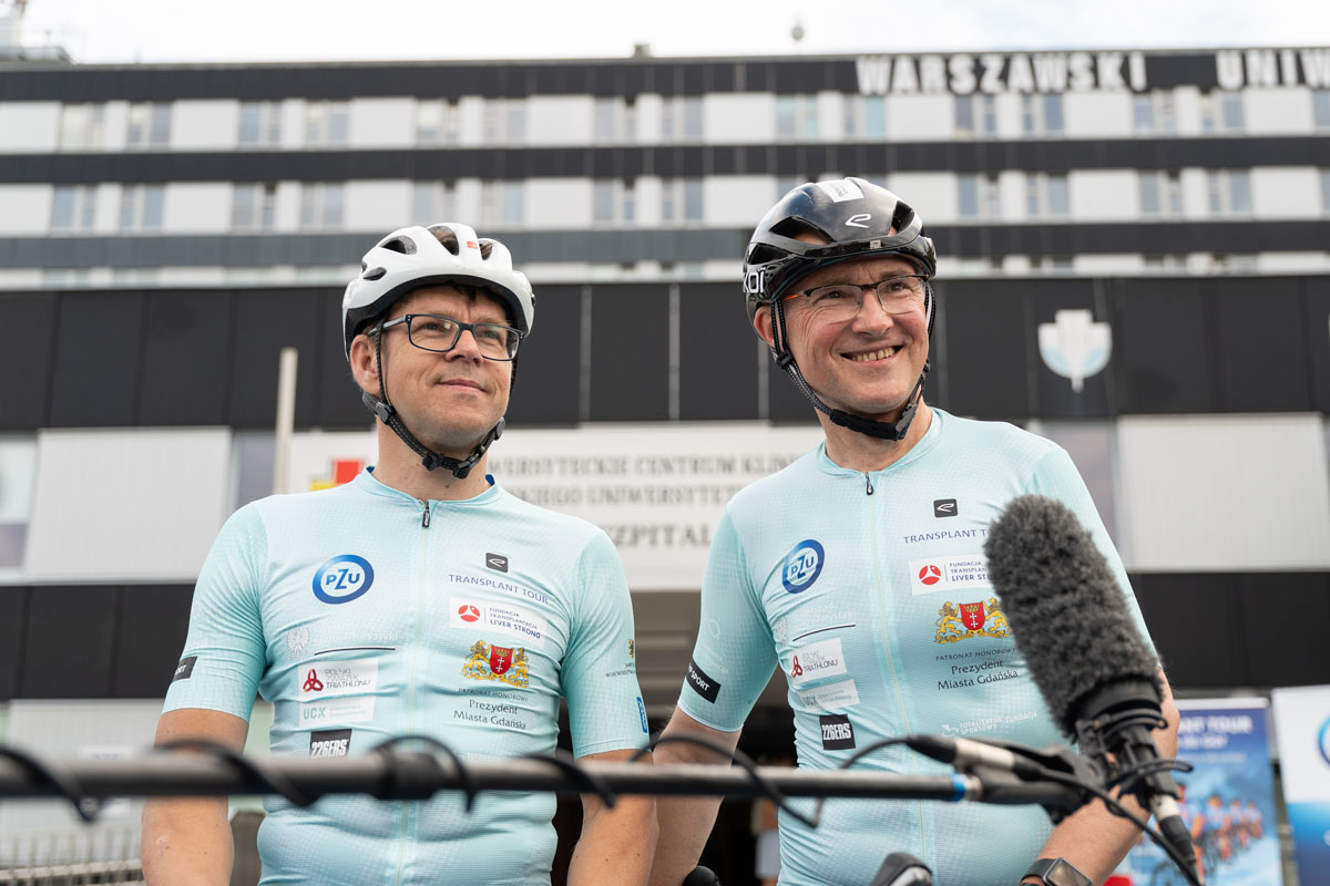 rajd rowerowy Transplant tour z morza do gór; Kampus Banacha; WUM